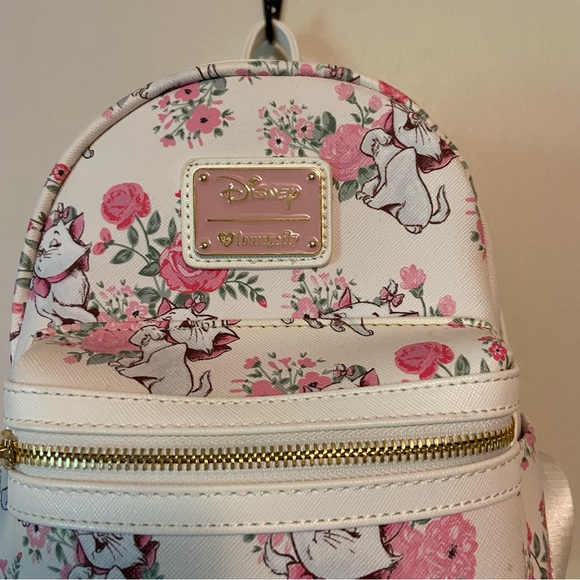 Loungefly Disney The Aristocats Marie Floral Mini Backpack - Picture 5 of 10